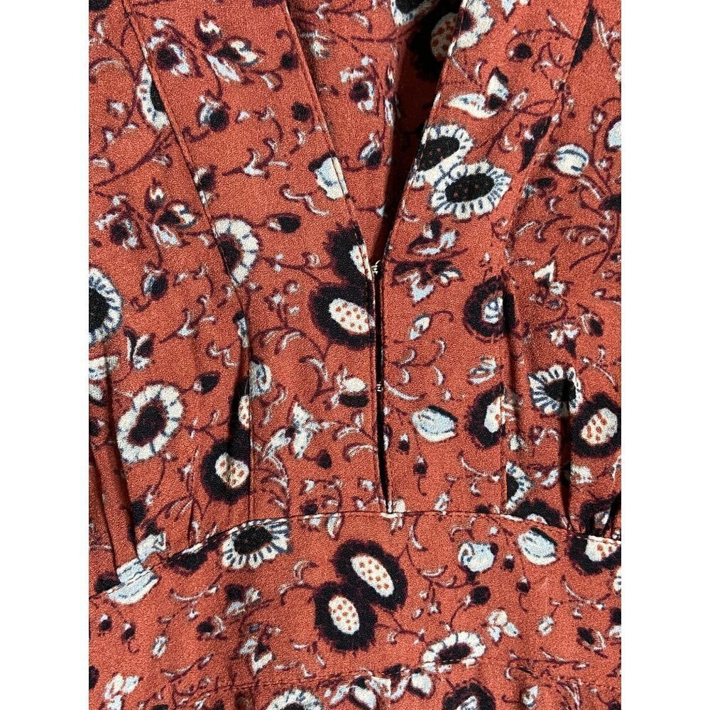 Free People Some Like it Hot Jumpsuit Rust Combo-sz approx. 8 - Picture 13 of 13